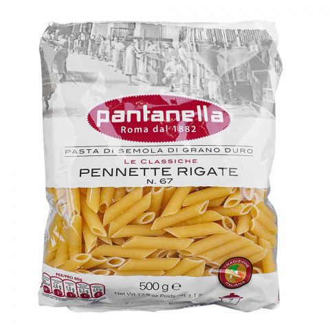 Pantanella Le Classiche Pasta, Pennette Rigate No. 67, 500gm