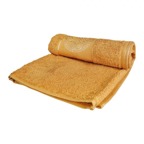 Cotton Tree Jacquard New Fancy Hand Towel, 50x100, Camel