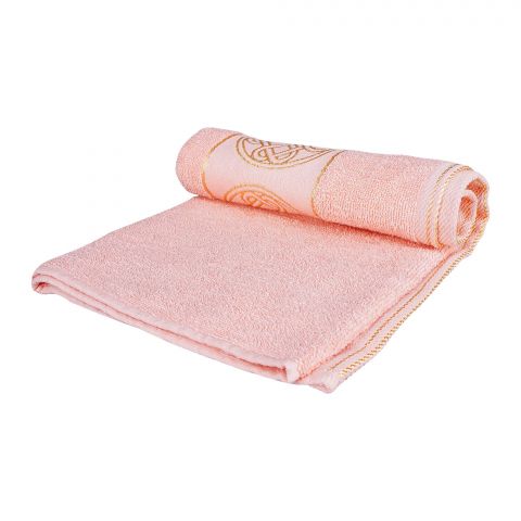 Cotton Tree Jacquard New Fancy Hand Towel, 50x100, Tea Pink