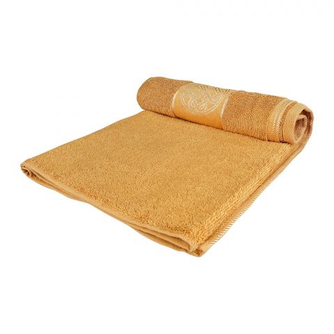 Cotton Tree Jacquard New Fancy Bath Towel, 70x140, Camel