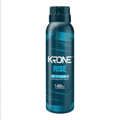 Krone Attitude Rise 48Hr Freshness Perfumed Body Spray, For Men, 150ml