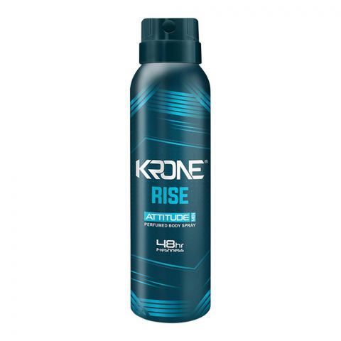 Krone Attitude Rise 48Hr Freshness Perfumed Body Spray, For Men, 150ml