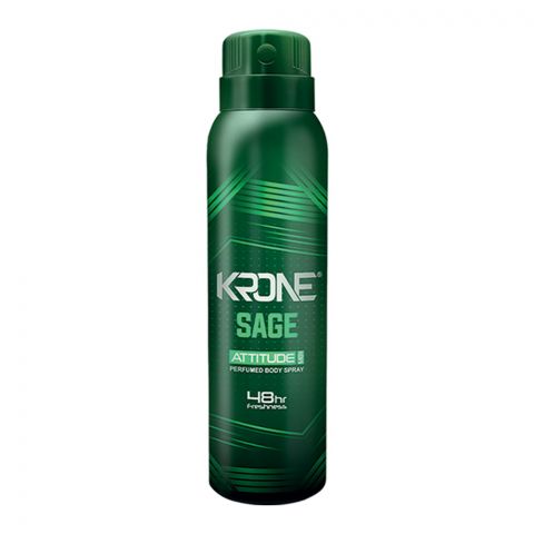 Krone Attitude Sage Body Spray, For Men, 150ml