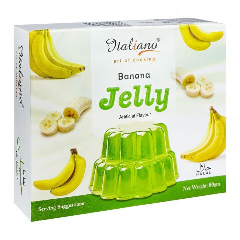Italiano Banana Jelly Powder, 80gm