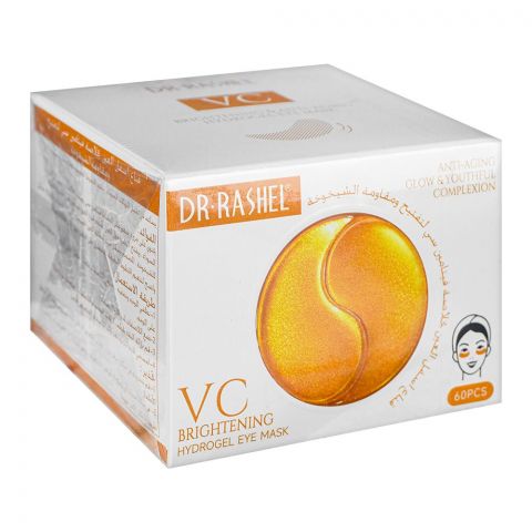 Dr.Rashel Vitamin C Brightening & Anti Aging Hydrogel Eye Mask, 60-Pack