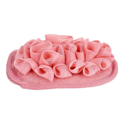 Qingzhi Loofah Glove, Pink, 1-Piece, 34539-1