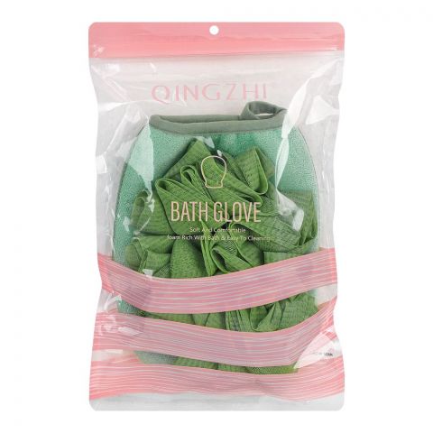 Qingzhi Loofah Glove, Green, 1-Piece, 34539-3