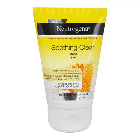 Neutrogena Soothing Clear Turmeric Mask, Oils & Sulphates Free, 50ml