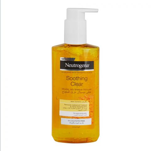 Neutrogena Soothing Clear Turmeric Micellar Jelly Makeup Remover, 200ml