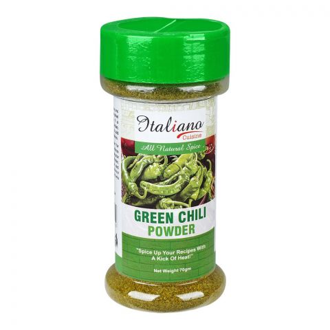 Italiano Green Chilli Powder, 70g
