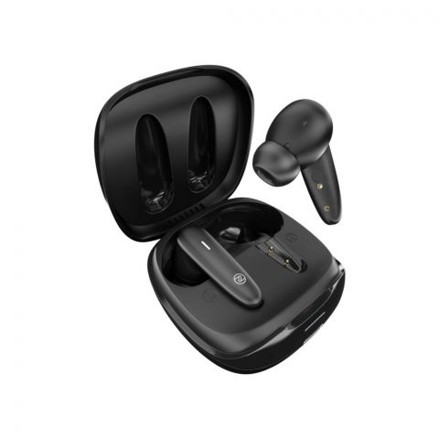 Zero Astro Z ENC Wireless Earbuds, Upto 30 Hours Play Time, 380mAh Box Battery, 40mAh Earbuds Battery, Jet Black