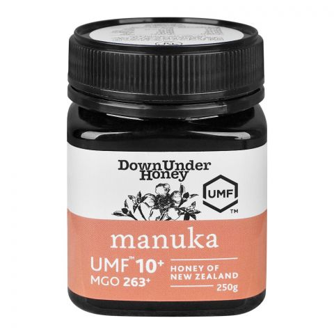 DownUnder Manuka Honey, UMF10+, MGO 263+, 250g