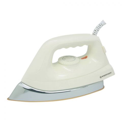 West Point Deluxe Dry Iron, 1000W, Non-Stick, Overheat Protection, Temperature Control, WF-772