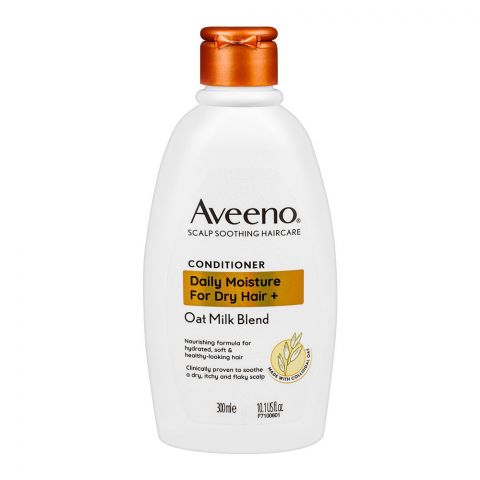 Aveeno Oat Milk Blend Daily Moisture Conditioner, For Dry Hair, 300ml