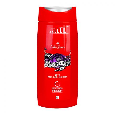 Old Spice Night Panther 3in1 Body-Hair-Face Wash, 675ml