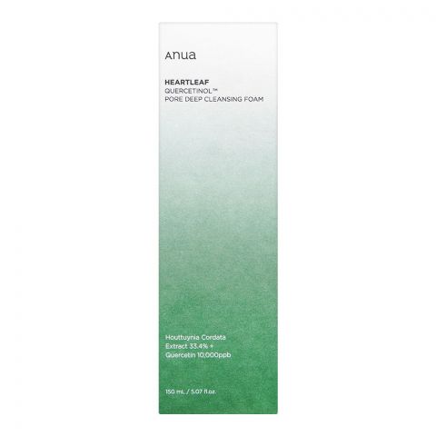 Anua Heartleaf Pore Deep Cleansing Foam Facial Cleanser, Hyaluronic Acid, Korean Skincare, 250ml