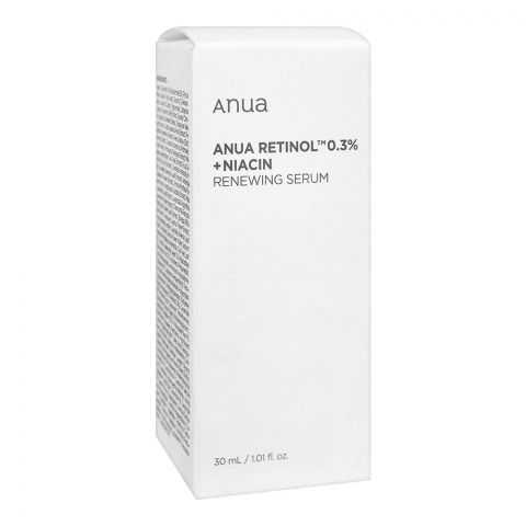 Anua Retinol + 0.3% Niacin Renewing Serum For Anti-Aging, 30ml