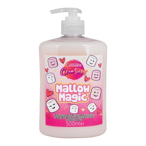 Cussons Creations Mallow Magic Foamalicious Marshmallow Antibacterial Hand Wash, 500ml