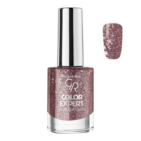 Golden Rose Color Expert Glitter Nail Polish/Lacquer, 607