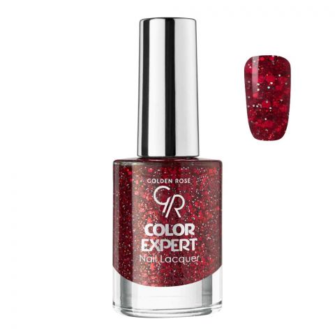 Golden Rose Color Expert Glitter Nail Polish/Lacquer, 615
