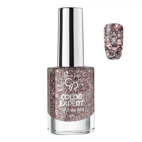 Golden Rose Color Expert Glitter Nail Polish/Lacquer, 608