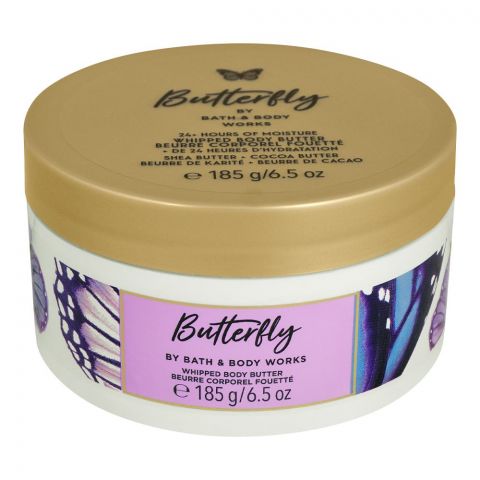 Bath & Body Works Butterfly 24 Hours Of Moisture Whipped Body Butter, 185g