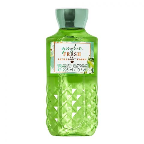 Bath & Body Works Gingham Fresh Aloe+Vitamin E Shower Gel, 295ml