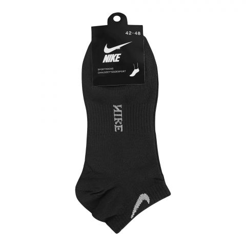 Nike Sports Cotton Ankle Socks, Black