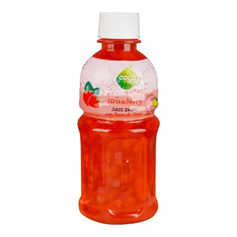 Italiano Coco Refresh Nata De Coco Strawberry Juice Drink, 320ml