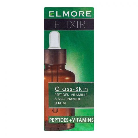 Elmore Elixir Peptides Vitamin E & Niacinamide Glass Skin Serum, 30ml