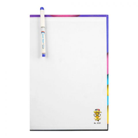 Mr.Art Magic Boys Educational Whiteboard With Marker, Best For Write & Wipe Practice, 502-9201