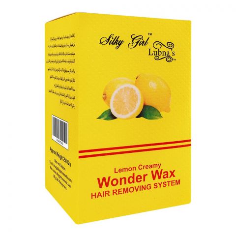 Silky Girl Lemon Creamy Hair Removing Wax, 250g