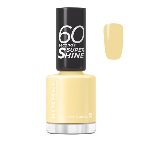 Rimmel 60 Second Super Shine Nail Polish, 454 Daisy Chain Dreams