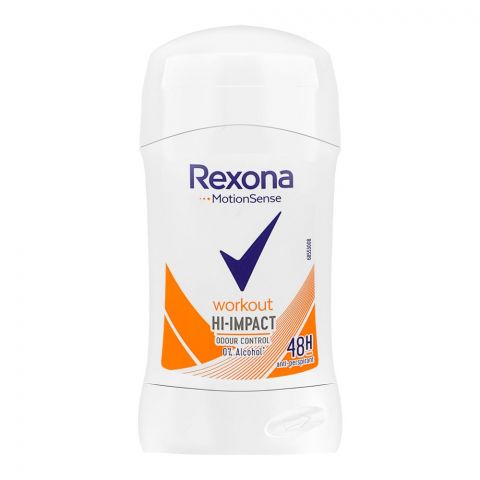 Rexona Motion sense Workout Hi-Impact Deodorant Stick, Antiperspirant, 48 Hours Lasting, 40g