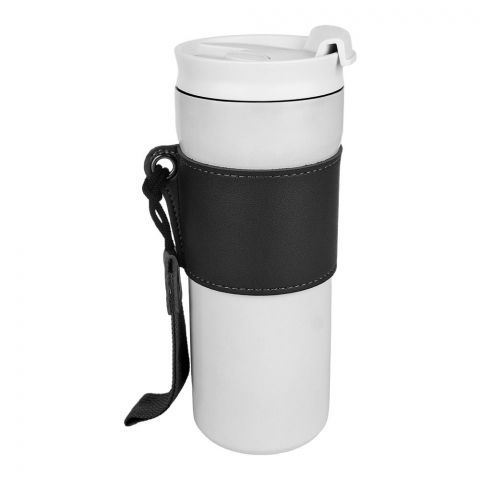 Classic Vacuum Bottle, Leak Proof, Hot & Cool 18/8, Stainless Steel Insulated Travel Mug, 550ml, 19cm (H) x 8.5cm (W), Silver