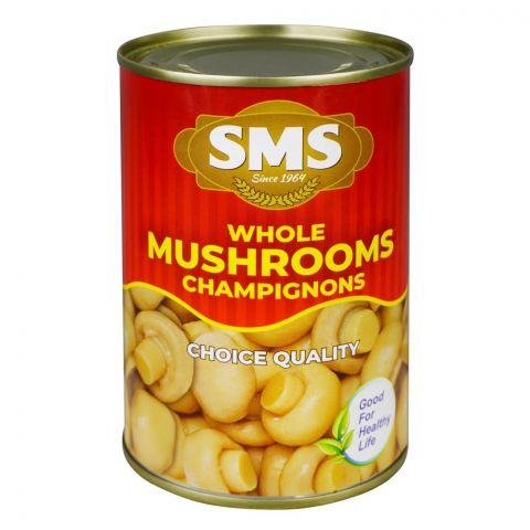 SMS Whole Mushrooms, 400g Tin