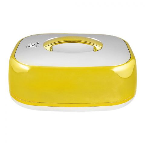 Golden Fire Rectangular Hot Pot, Food Warmer, 5500ml, Gold & Silver, 775G/S