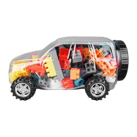 Live Long Building Blocks Car Jar, 126-Pieces, 619-14