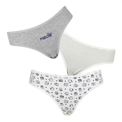 Koza Soft 3in1 Women's Kad?n Slip Panty, Multi, 11040-887