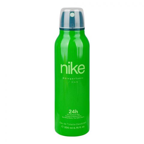 Nike Ginger Tonic Deodorant Spray, Eau de Toilette, 24 Hours Lasting, For Men's, 200ml