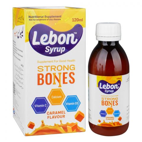 Lebon Syrup, Caramel Flavor, Nutritional Supplement, 120ml