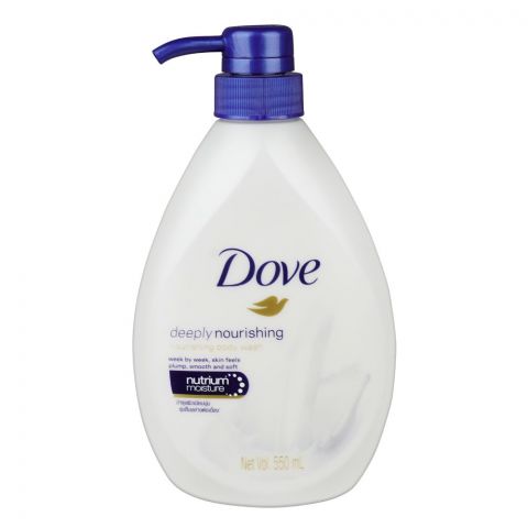 Dove Deeply Nourishing Body Wash Pump, 550ml