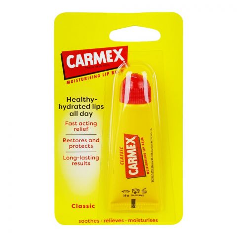 Carmex Classic Moisturizing Lip Balm, 10g