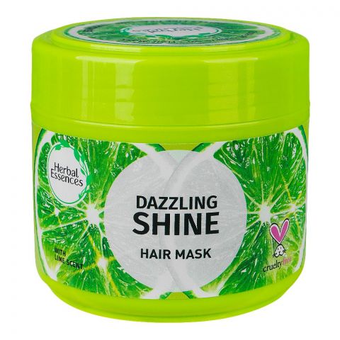 Herbal Essence Dazzling Shine Hair Mask With Lime Scent, Cruelty Free, 300ml