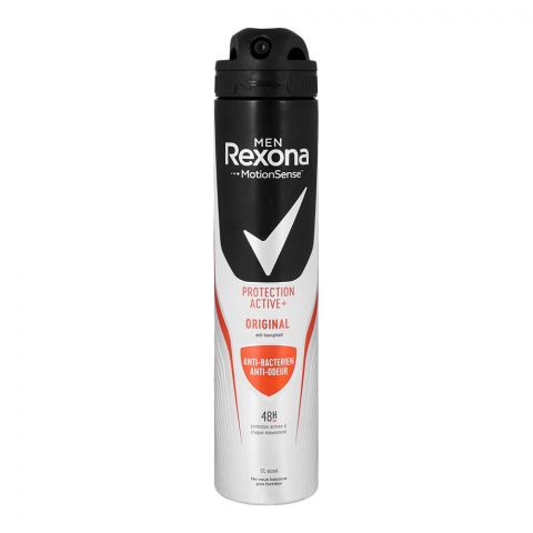 Rexona Motion Sense Protection Active+ Original Body Spray, 48 Hours Lasting, For Men's, 200ml