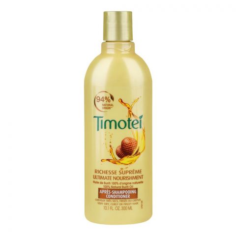 Timotei Ultimate Nourishment Apres Shampooing Conditioner With Buriti Oil, For Very Dry, Curly or Frizzy Hair, 300ml