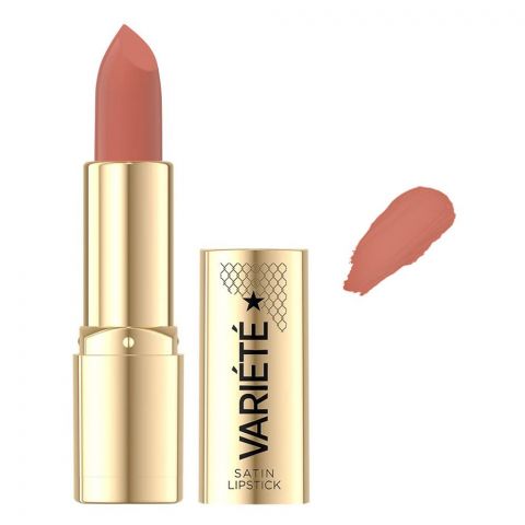 Eveline Variete Satin Lipstick, Cruelty Free, 03 Dance With Me