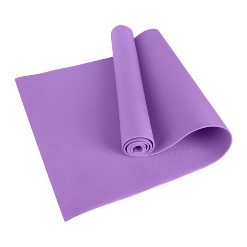 Eco Friendly Foldable Yoga Mat, EVA 4mm, For Floor, Pilates, Home Gym, Purple