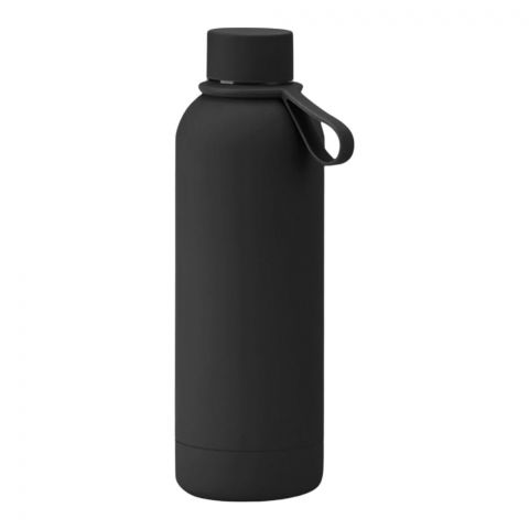 Stainless Steel Insulated Narrow Mouth Sports Water Bottle, 500ml, Black, (373-500) 0000974