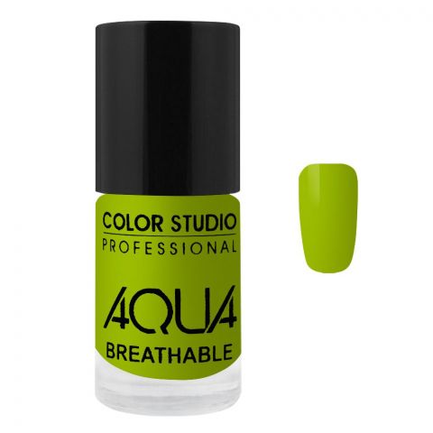 Color Studio Aqua Breathable Nail Polish, Pastel Green, 6ml